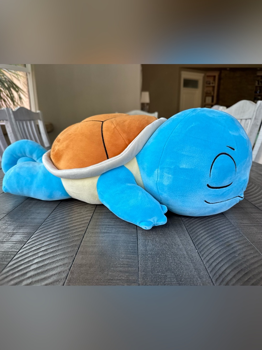 Pokemon Plush Squirtle - Pokemon Squirtle Sleeping Jumbo Premium Plush Toy